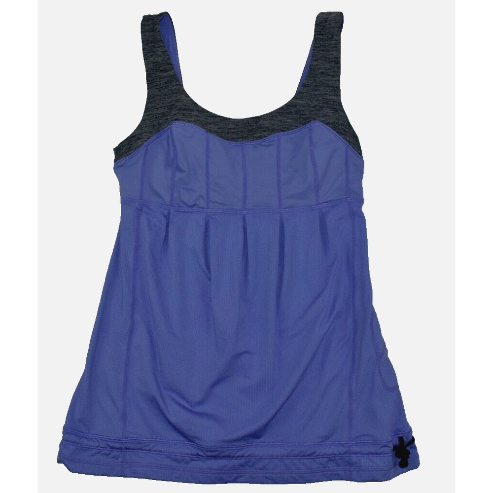 Lululemon Elevate Women's Tank Top Size 4 Purple /Gray Adjustable Sleeveless